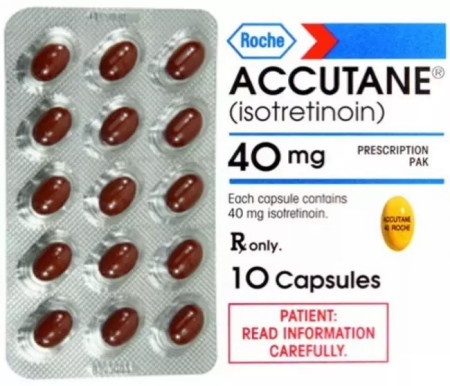 Accutane (Isotrétinoïne) 40mg 10 capsules